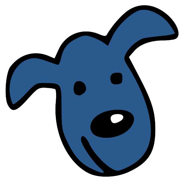 The Lucky Blue Dog